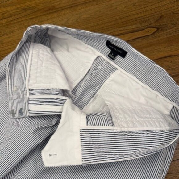 ANN TAYLOR "Kate Fit" Seersucker Capri Pants - Picture 12 of 14